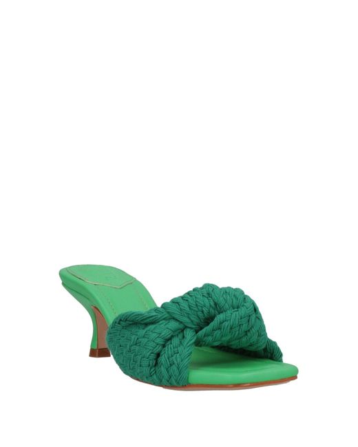 SCHUTZ SHOES Green Sandals