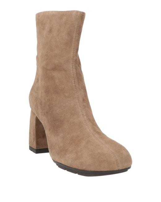 Ash Brown Ankle Boots