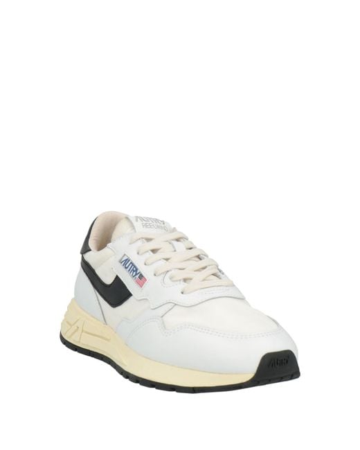 Autry White Sneakers Leather, Nylon