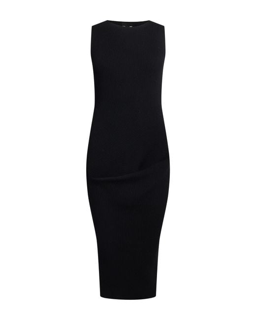 Rick Owens Blue Midi Dress