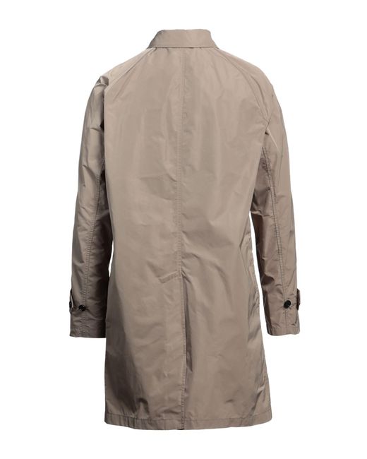 Burberry Natural Sand Overcoat & Trench Coat Polyester for men