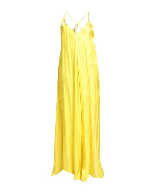Jucca Yellow Maxi Dress