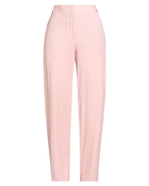 Paul Smith Pink Pants Viscose, Virgin Wool, Polyester