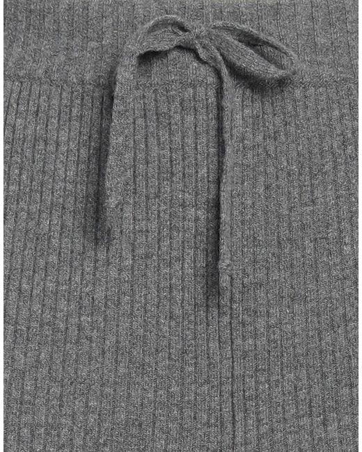 Alberta Ferretti Gray Pants Virgin Wool, Polyamide, Elastane