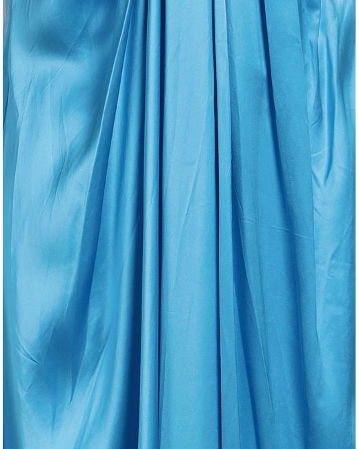 Erika Cavallini Semi Couture Blue Midi-Kleid