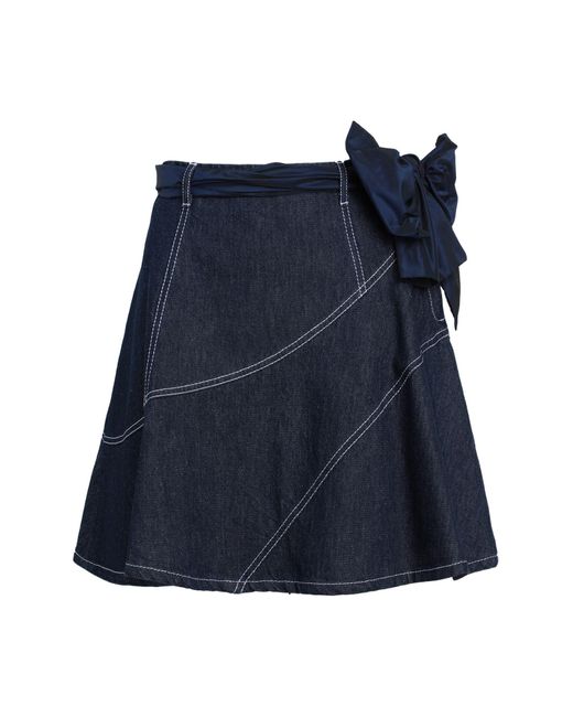 MAX&Co. Blue Denim Skirt