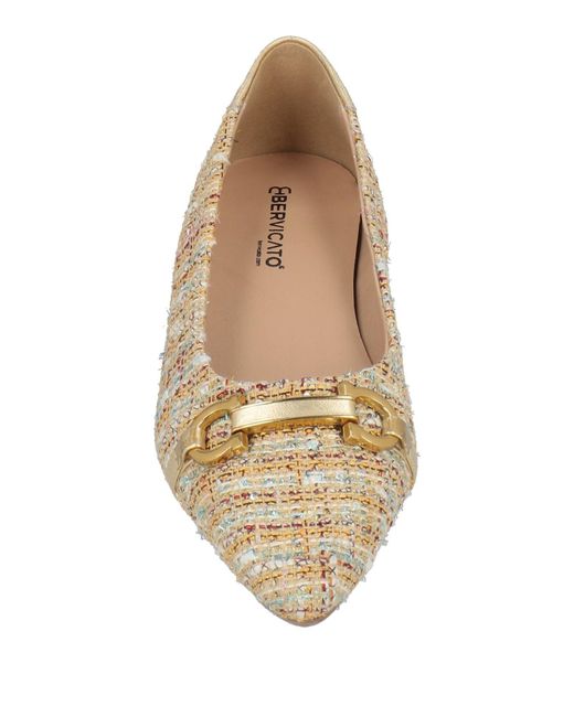 Bervicato Natural Ballet Flats