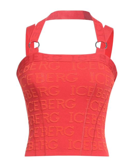 Iceberg Red Top Polyamide, Cotton, Viscose, Elastane