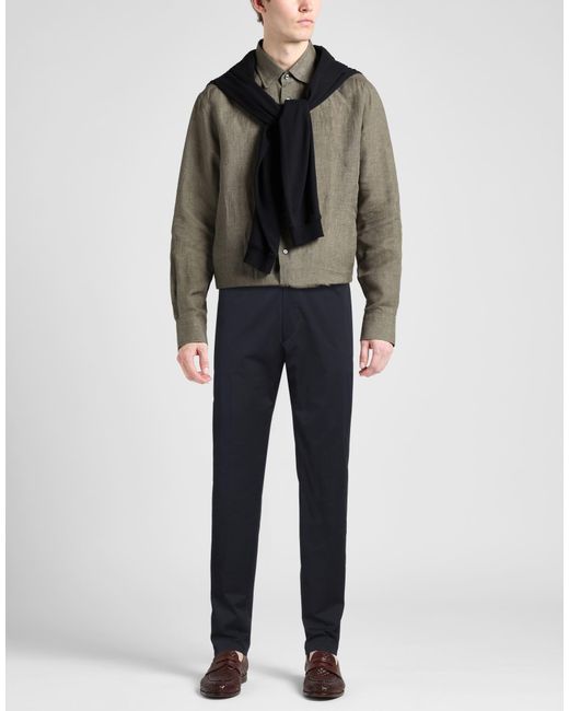 Tagliatore Blue Trouser for men
