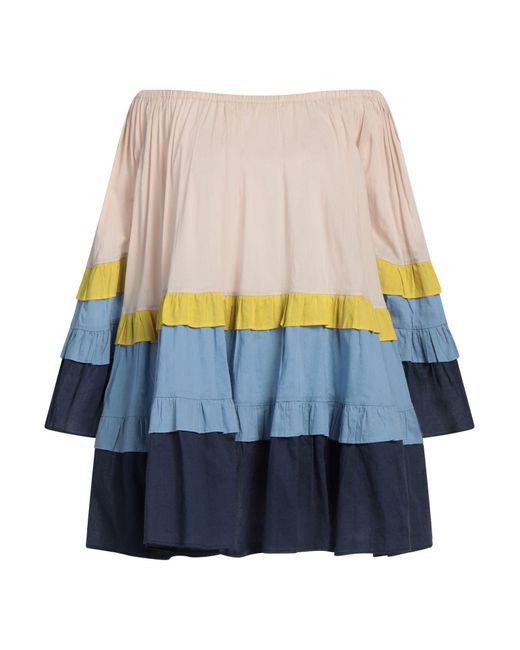 Twinset Blue Mini-Kleid