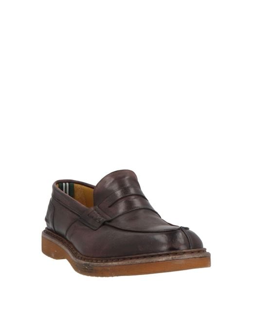 Green George Brown Loafers Leather for men
