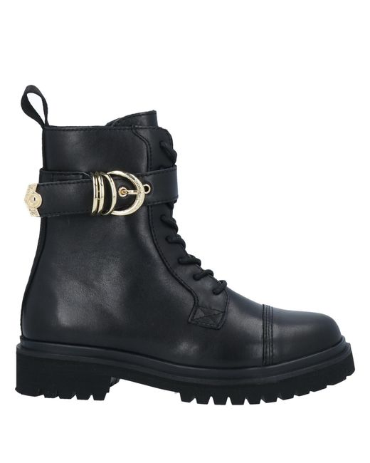 Versace Jeans Couture Black Ankle Boots