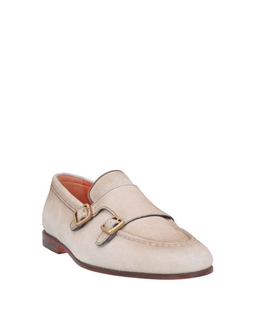 Santoni White Loafer for men