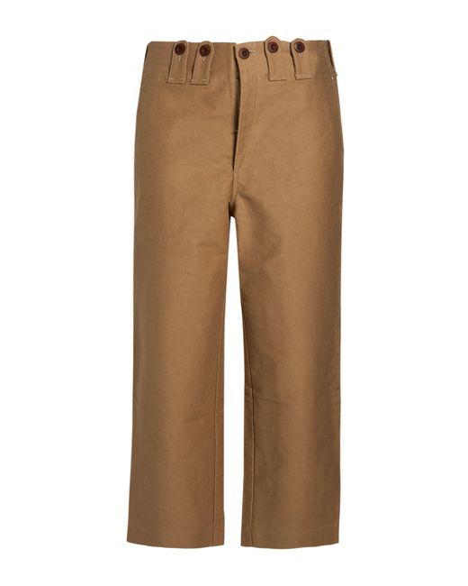 Junya Watanabe Natural Camel Pants Cotton for men