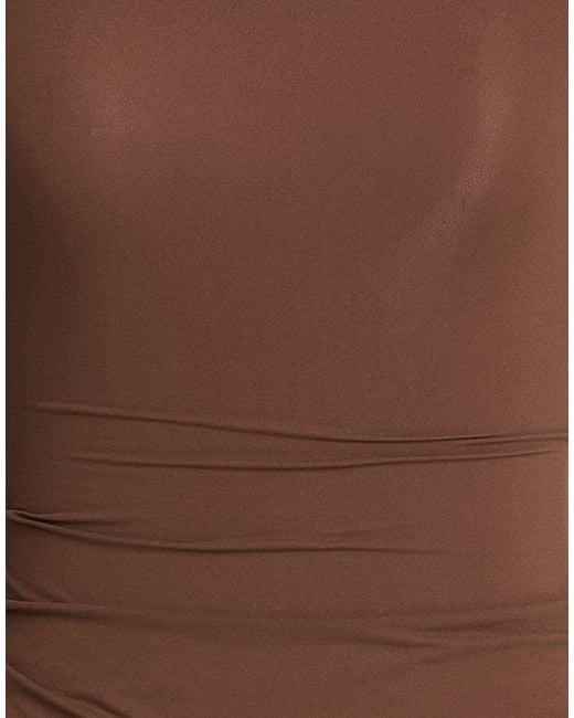 Skims Brown T-Shirt Polyamide, Elastane