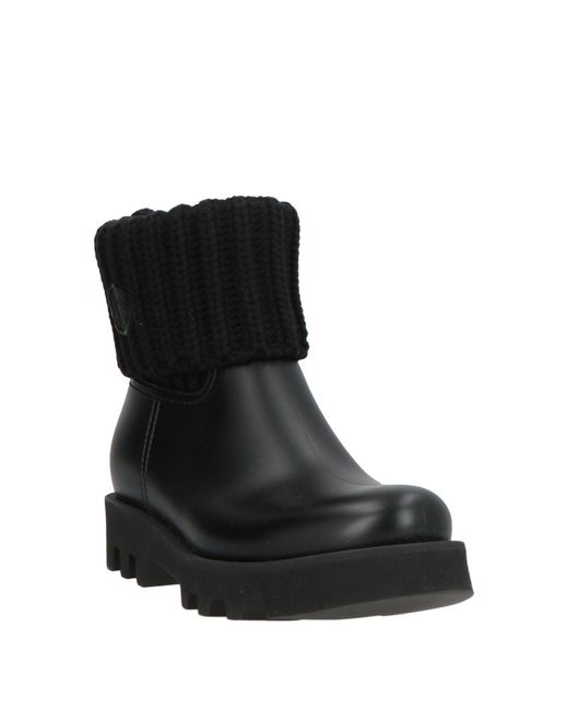 Moncler Black Ankle Boots