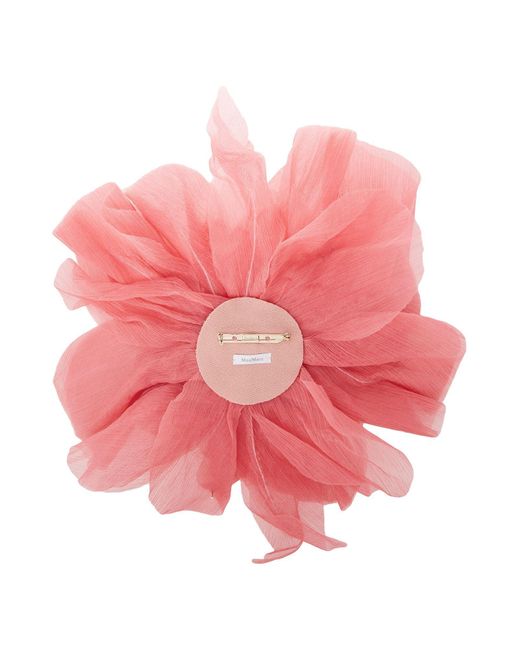 Max Mara Red Brosche