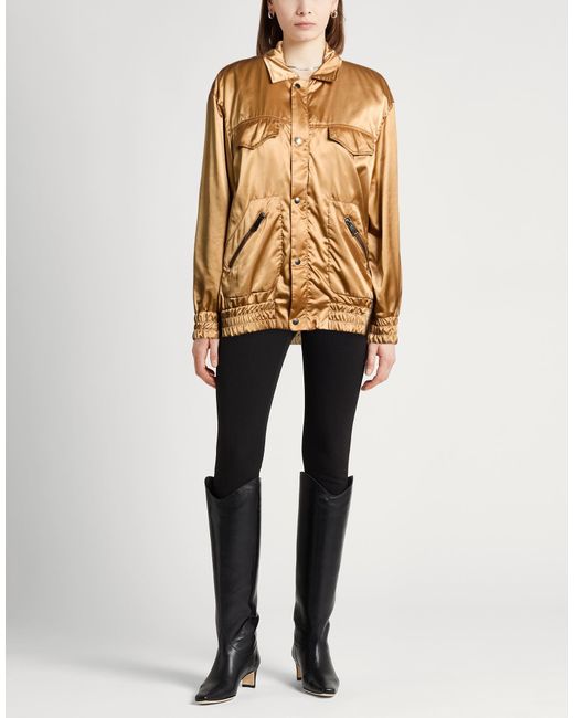 PT Torino Brown Jacket Polyamide
