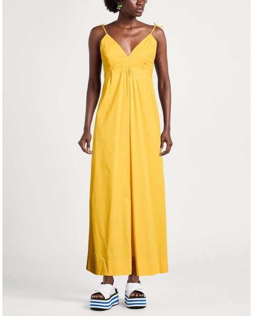 Alpha Studio Yellow Maxi Dress