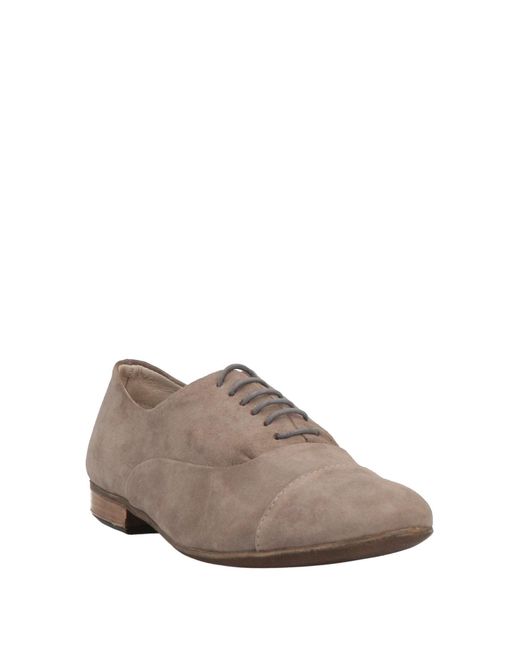 CafeNoir Brown Lace-Up Shoes Soft Leather