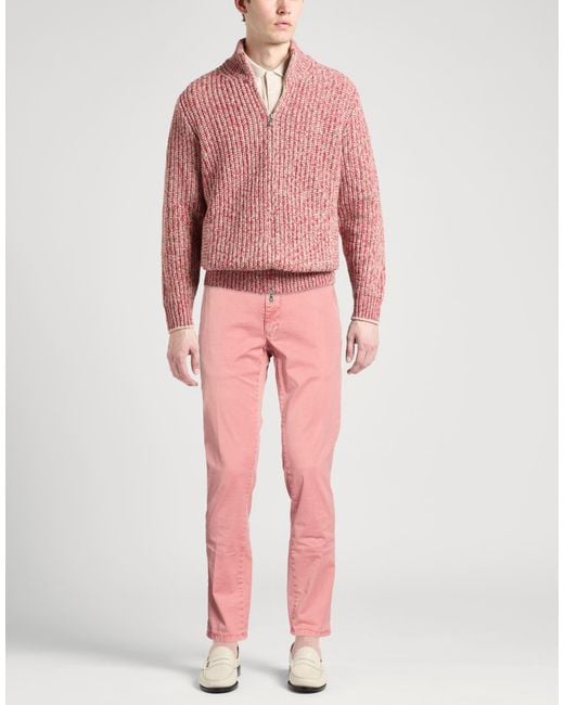Incotex Pink Slacks By Slowear Pants Cotton, Elastane for men