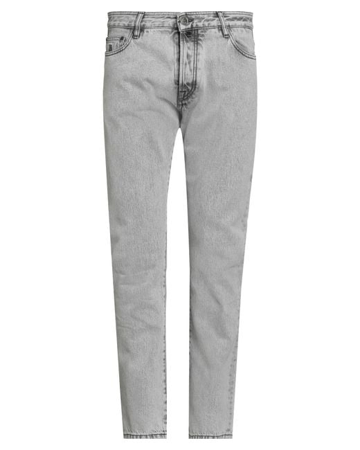 Moorer Gray Jeans for men