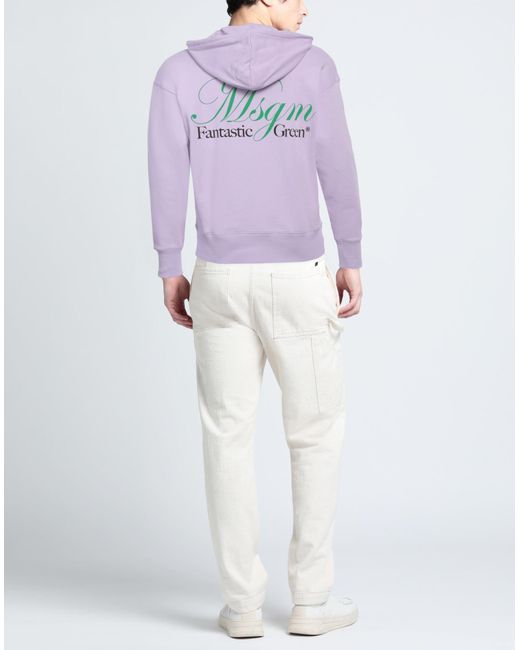 MSGM Sweatshirt in Purple für Herren