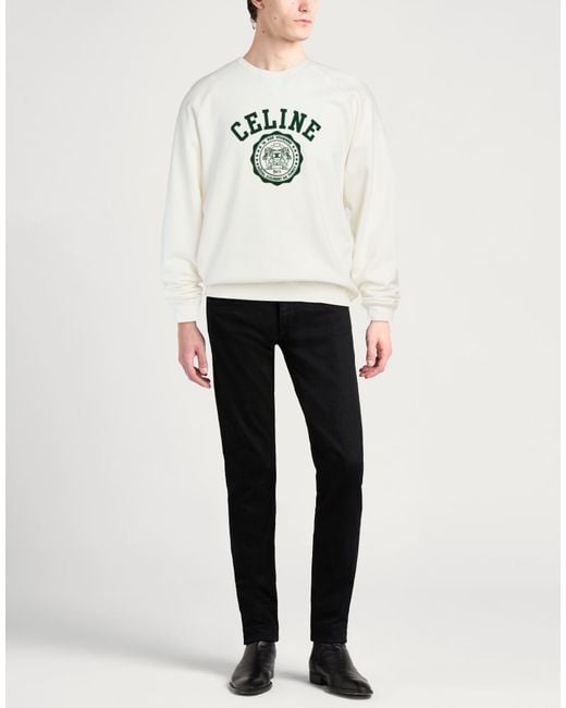 Céline White Sweatshirt Cotton for men