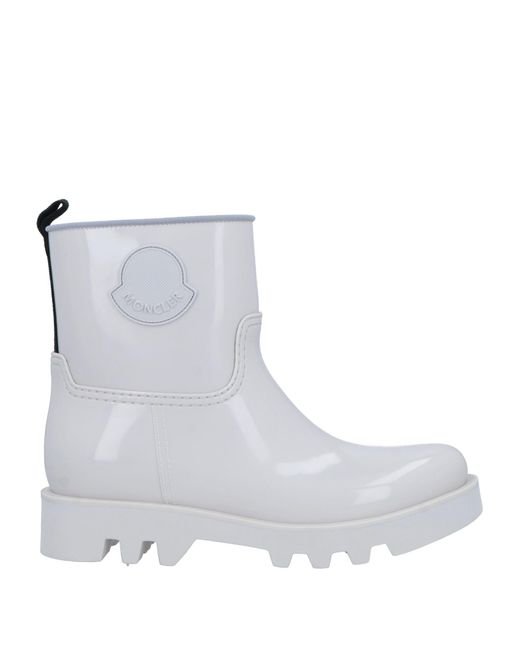 Moncler Gray Ankle Boots
