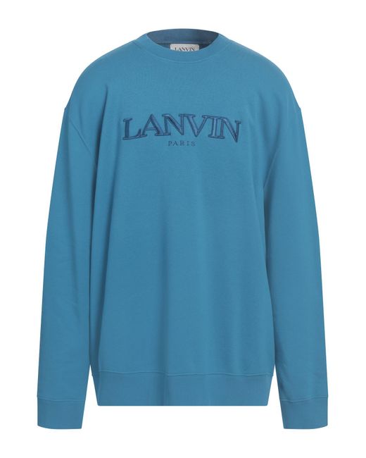 Lanvin Blue Sweatshirt for men