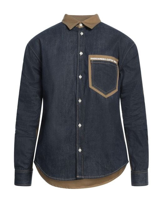 Camicia Jeans di DSquared² in Blue da Uomo