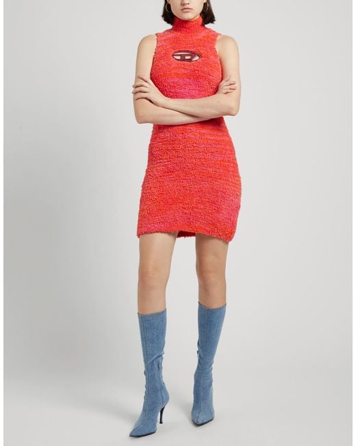 DIESEL Red Mini Dress