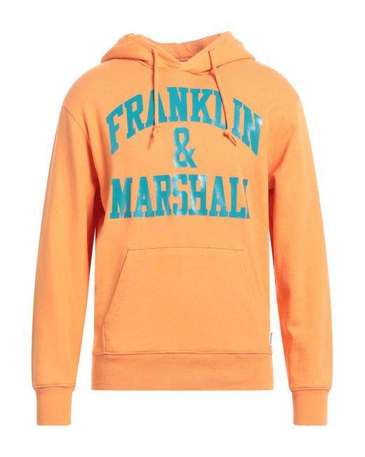Franklin & Marshall Orange Sweatshirt for men