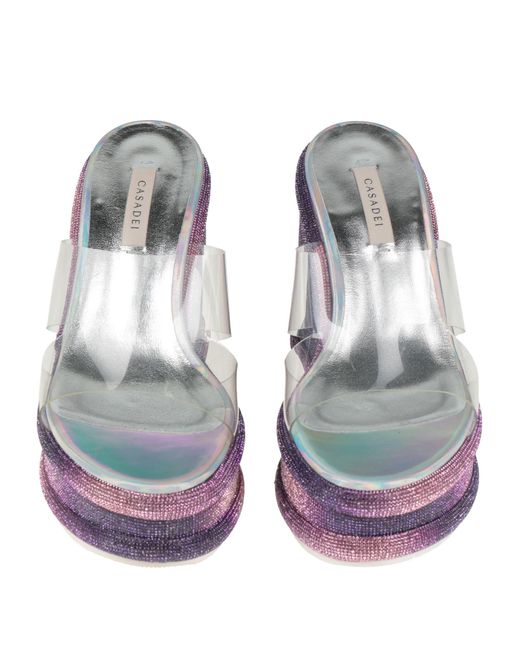 Casadei Purple Sandals