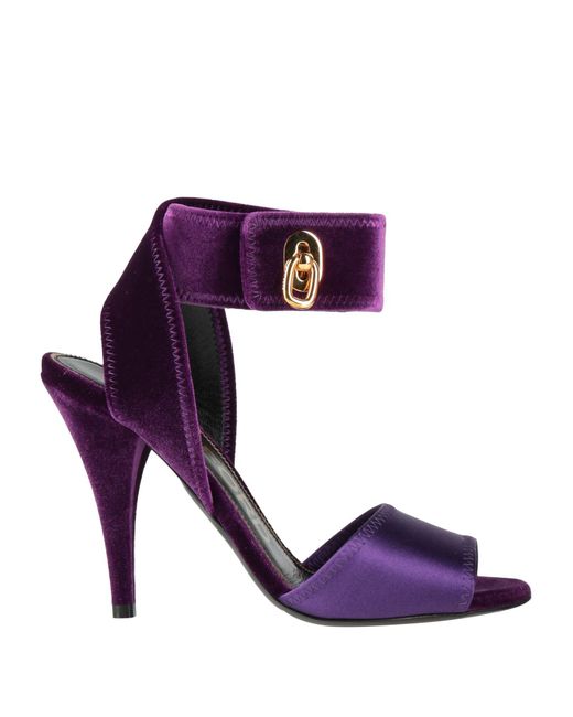 Tom Ford Sandals Textile Fibers in Purple | Lyst