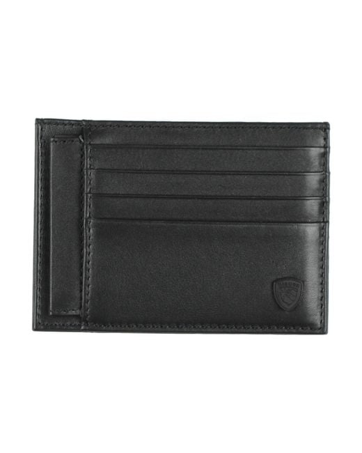 Blauer Black Cardholder Leather for men