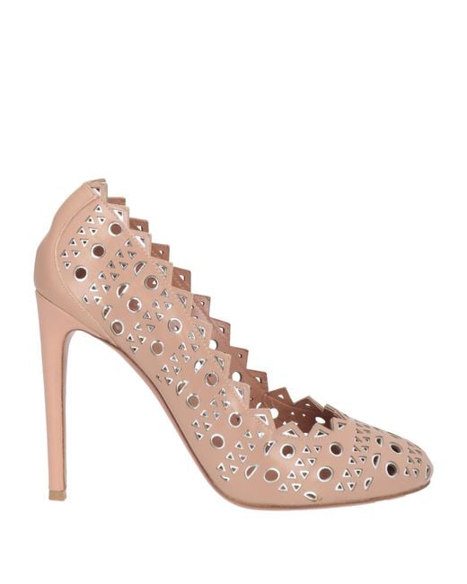 Alaïa Pink Pumps Leather