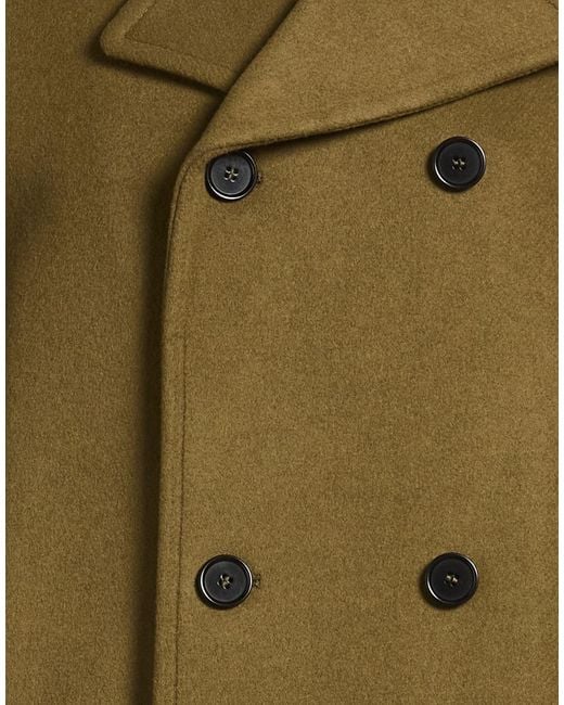MSGM Green Coat for men