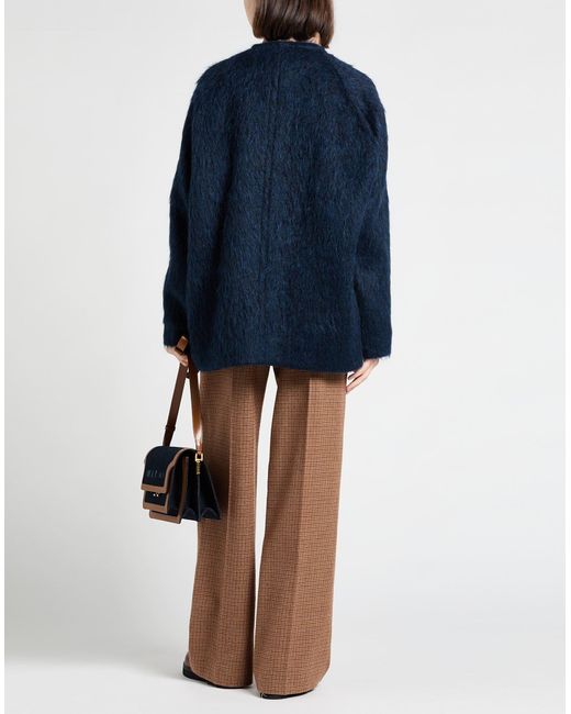 Marni Blue Jacket Synthetic Fibers, Acrylic, Wool, Alpaca Wool, Mohair Wool