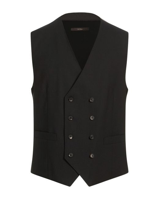 Windsor. Black Waistcoat for men