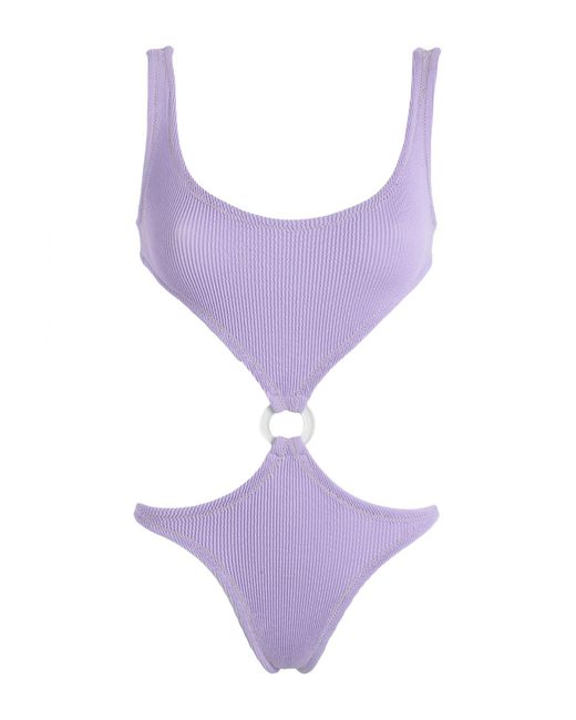 Reina Olga Purple One-piece Swimsuit