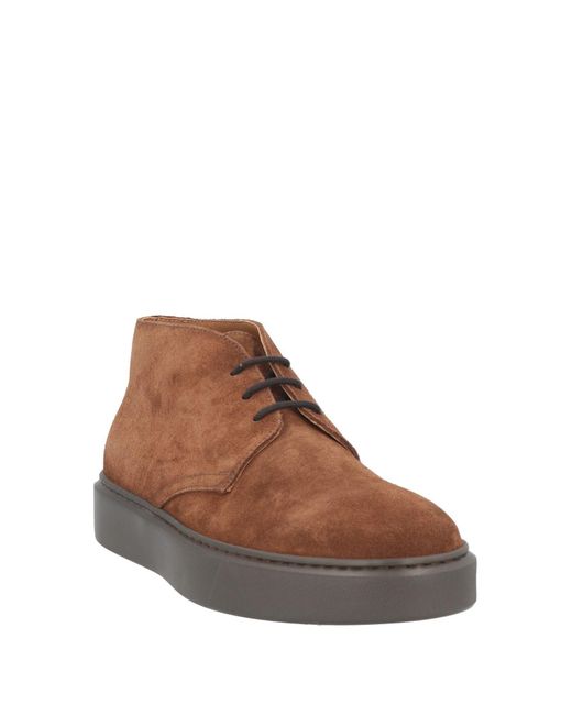 Doucal's Brown Ankle Boots for men