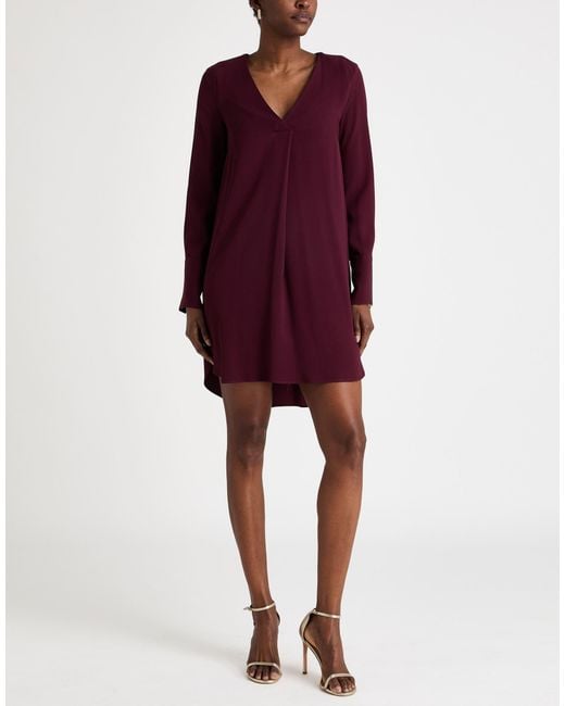 Dondup Purple Mini Dress