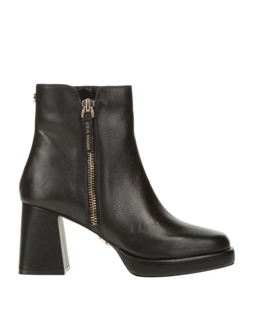 Steve Madden Black Ankle Boots