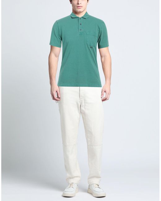 C P Company Green Polo Shirt for men