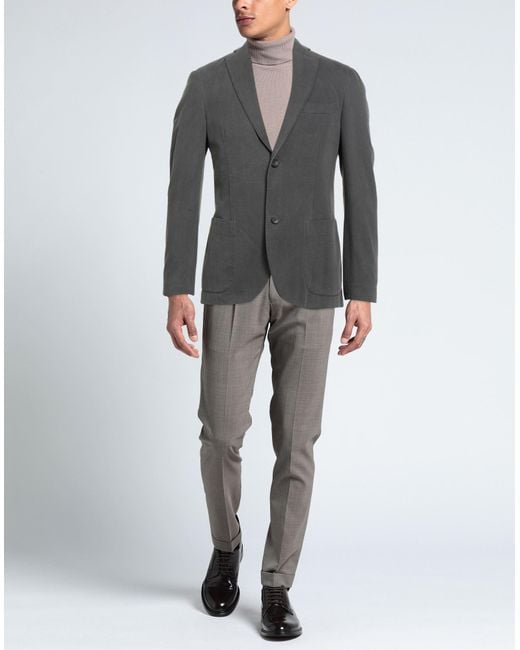 Montedoro Gray Blazer for men