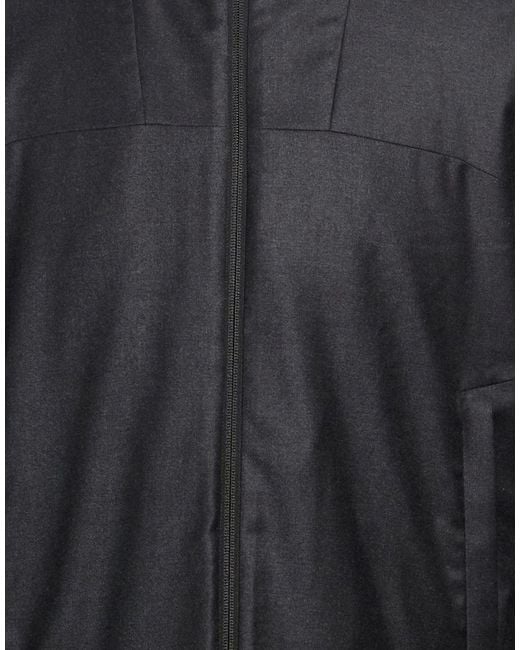 Sease Black Jacket Virgin Wool, Silk for men