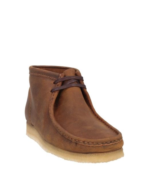 Clarks Brown Ankle Boots for men
