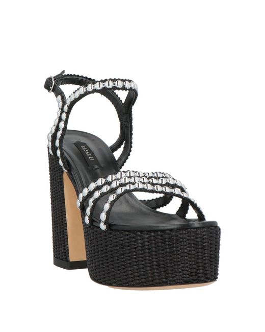 Casadei Black Sandals