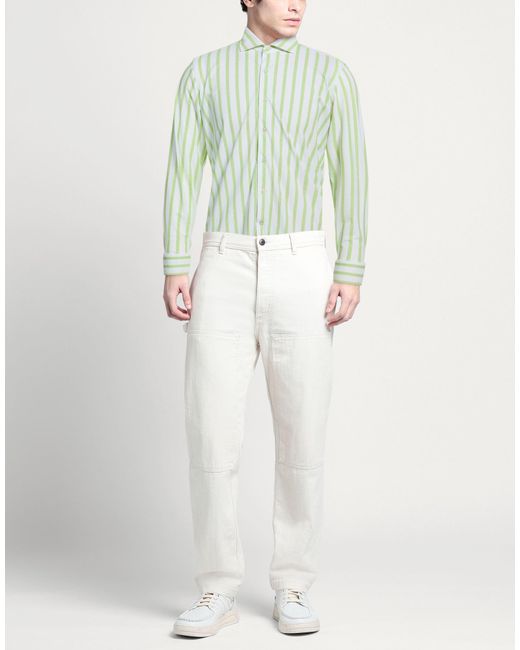 Ghirardelli Green Lime Shirt Polyamide, Elastane for men